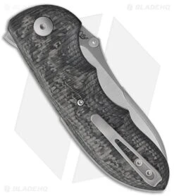 Viper Knives Moon TE MagnaCut Drop Point Button Lock Knife Black CF (3" Satin) -Knives Store Viper Knives Moon Button Lock Knife BHQ 185666 td side large