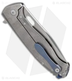 Viper Knives Vox Fortis Flipper Knife Titanium (3.5" Stonewash) V5952TI -Knives Store Viper knives Vox fortis ti sw V5952TI BHQ 49482 er side large