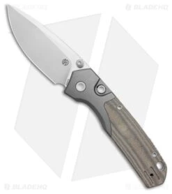 Vosteed Psyop 299 Top Liner Lock Knife Green Norplex UltreX Micarta (3" SW)