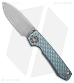 Vosteed Raccoon V Vanchor Lock Knife Blue Diamond Texture Ti (3.2" Satin M390)