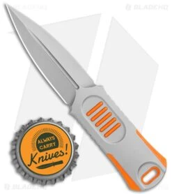 WE Knife Co. OSS Dagger Fixed Blade Knife Orange G-10 (2" Stonewash) -Knives Store WE Knife Co Oss Dagger Fixed Orange G 10 SW BHQ 107081 jr bottlecap large