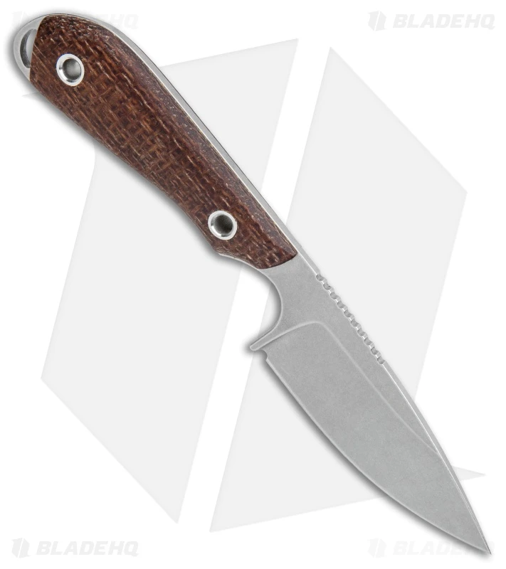 White River M1 Caper Fixed Blade Knife Burlap Micarta Natural (3.1" SW) 2 White River M1 Caper Fixed Blade Knife Burlap Micarta Natural (3.1" SW) - Image 2
