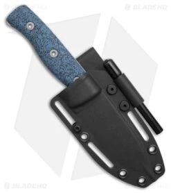 White River Knives Ursus Cub MagnaCut Knife Classic Blue GripX (3.5" SW) -Knives Store White River Knives Ursus Cub MagnaCut Knife Classic Blue Grip Tec 3in SW BHQ 219394 td side large