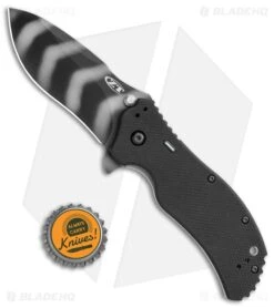 Zero Tolerance 0350TSTR Assisted Opening Knife Tritium (3.25" Tiger Stripe) ZT -Knives Store Zero Tolerance LL A O Tritium Black G 10 Tiger Stripe BHQ 117439 jr bottlecap large