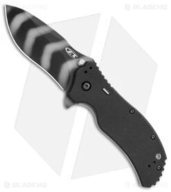 Zero Tolerance 0350TSTR Assisted Opening Knife Tritium (3.25" Tiger Stripe) ZT