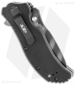 Zero Tolerance 0350TSTR Assisted Opening Knife Tritium (3.25" Tiger Stripe) ZT -Knives Store Zero Tolerance LL A O Tritium Black G 10 Tiger Stripe BHQ 117439 jr side large