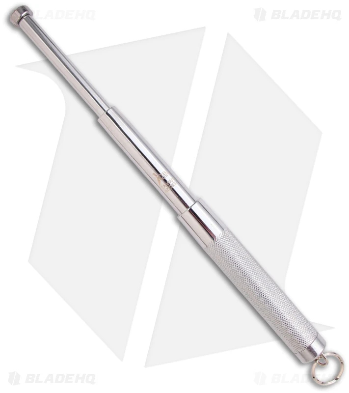 Pocket Baton Mini Expandable 12" Self Defense Baton (Silver) 1 Pocket Baton Mini Expandable 12" Self Defense Baton (Silver)