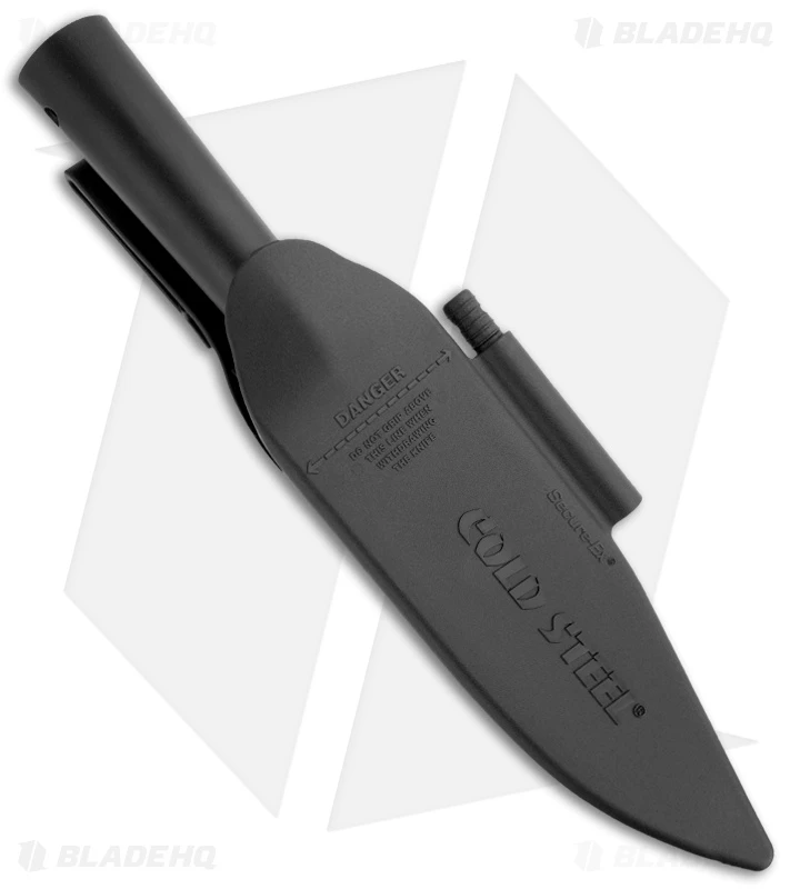 Cold Steel Bowie Blade Bushman Knife + Sheath & Fire Steel (7" Black) 95BBUSK 2 Cold Steel Bowie Blade Bushman Knife + Sheath & Fire Steel (7" Black) 95BBUSK - Image 2