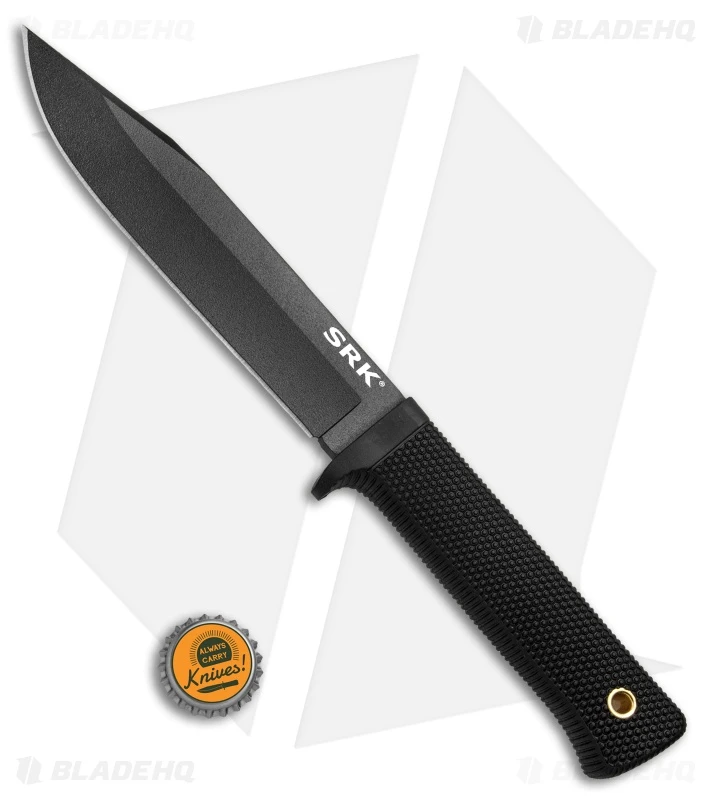 Cold Steel SRK Survival Rescue Knife Tactical Fixed Blade (6" Black SK-5) 4 Cold Steel SRK Survival Rescue Knife Tactical Fixed Blade (6" Black SK-5) - Image 4