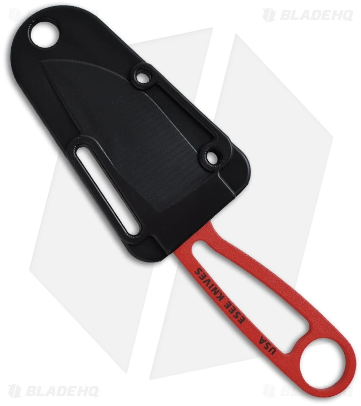 ESEE Izula Knife Fire Ant Red Survival Neck Knife W/ Kit 3 ESEE Izula Knife Fire Ant Red Survival Neck Knife W/ Kit - Image 3