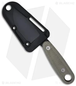 ESEE Izula-II Black Survival Concealed Carry Neck Knife + Kit Extras -Knives Store esee knives usa izula ii sheath large