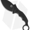 Fox Knives Parong Fighting Karambit Knife Fixed Blade (3.75" Black) 637T