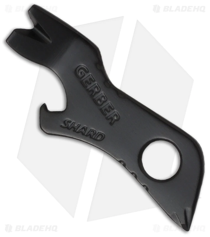Gerber Shard Keychain Tool Prybar Bottle Opener - Black 1 Gerber Shard Keychain Tool Prybar Bottle Opener - Black