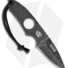 Hoffner Knives Bodyguard Fixed Blade Neck Knife (2.5" Black SW)
