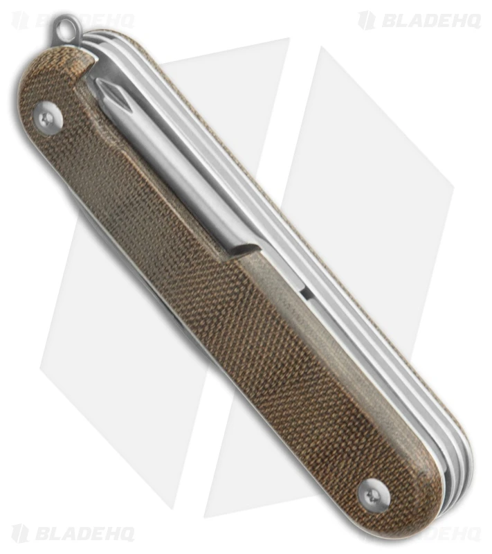 MKM Malga 5 MagnaCut Multi-Tool Pocket Knife Green Micarta (5-in-1) 3 MKM Malga 5 MagnaCut Multi-Tool Pocket Knife Green Micarta (5-in-1) - Image 3