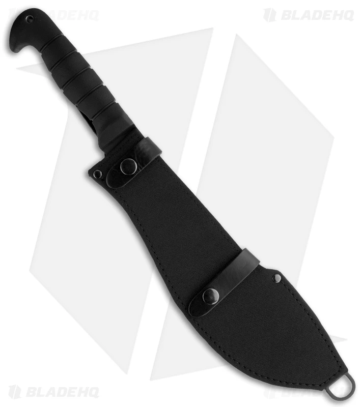 Ka-Bar Cutlass Machete Knife Fixed Blade (11" Black Plain) 1248 2 Ka-Bar Cutlass Machete Knife Fixed Blade (11" Black Plain) 1248 - Image 2