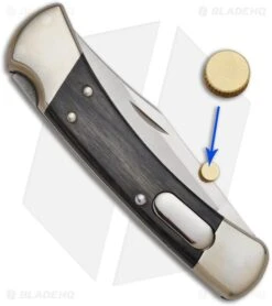 Kwik Thumb Stud Bright Brass (Fits Up To 1/8" Blade - Buck 110)