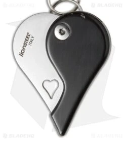 LionSteel LionBeat Folding Keychain Knife Dark Horn (1.125" Satin) -Knives Store lionsteel lb co back cm large