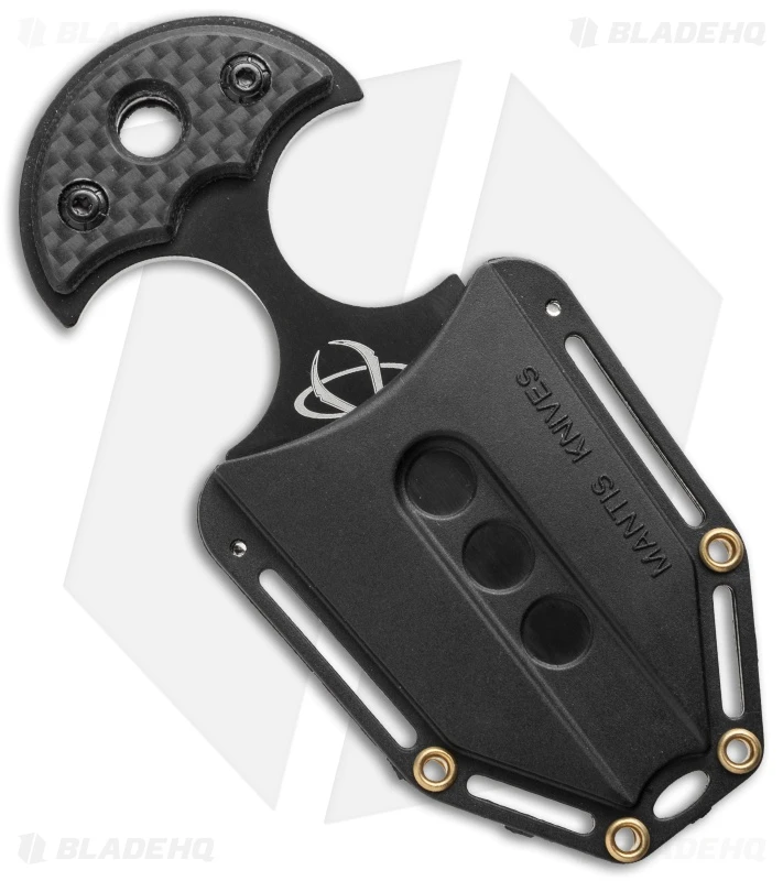 Mantis BK-1 Wicked Push Dagger Knife (2" Black) 2 Mantis BK-1 Wicked Push Dagger Knife (2" Black) - Image 2