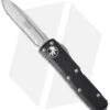 Microtech UTX-85 S/E OTF Automatic Knife (3.125" Stonewash Serr) 231-11