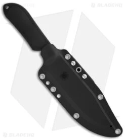 Knives Store -Knives Store spyderco fb4pbb fixed black plain sheath large