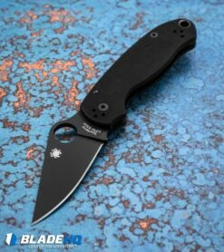 Spyderco Para 3 Compression Lock Knife Black G-10 (3" Black DLC) C223GPBK 9 Spyderco Para 3 Compression Lock Knife Black G-10 (3" Black DLC) C223GPBK -Knives Store spyderco para 3 blk C223GPBK BHQ 67321 dl large
