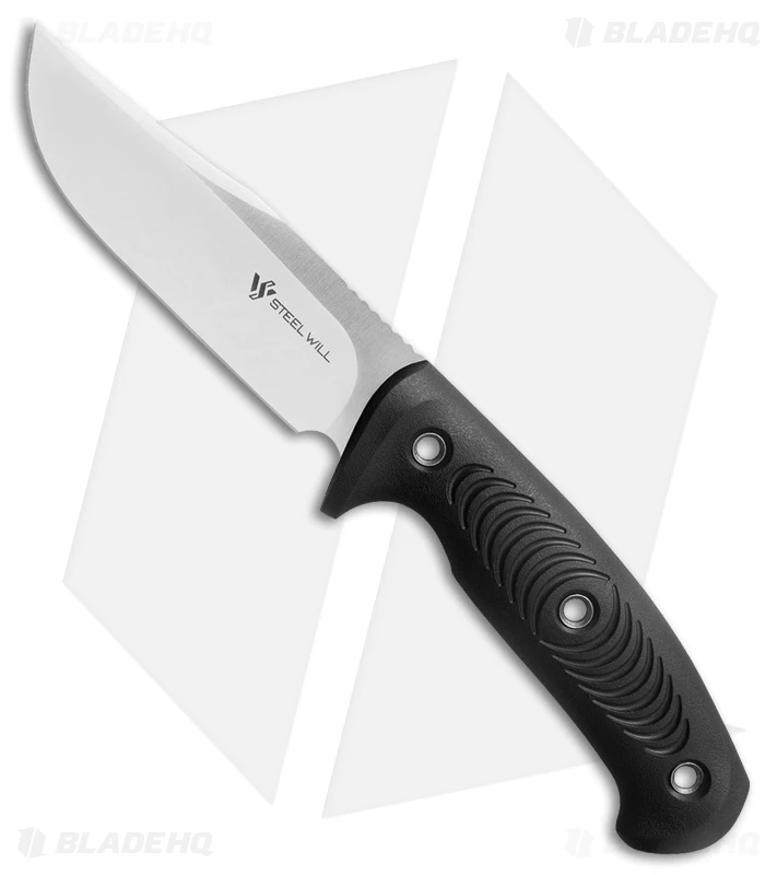 Steel Will Roamer Fixed Blade Knife Black TPE (4.5" Satin) R315-1BK 1 Steel Will Roamer Fixed Blade Knife Black TPE (4.5" Satin) R315-1BK