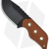 TOPS Knives Lil Roughneck Fixed Blade Knife (2.75" Black Plain) LRNK-01